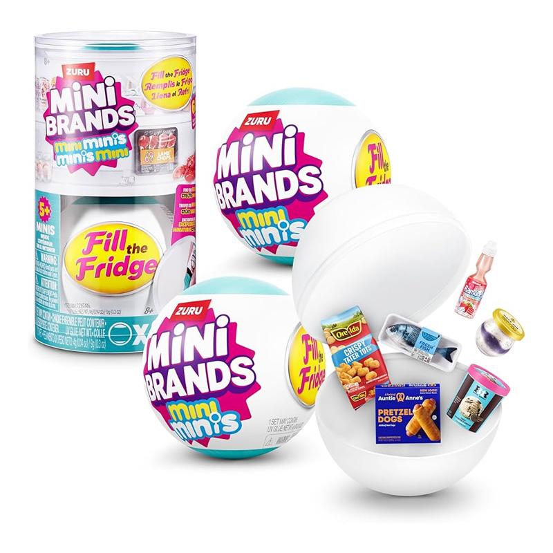 Zuru Mini Brands 77782Gq1 Mini Marcas Llena El Refrigerador Serie 1 Capsula