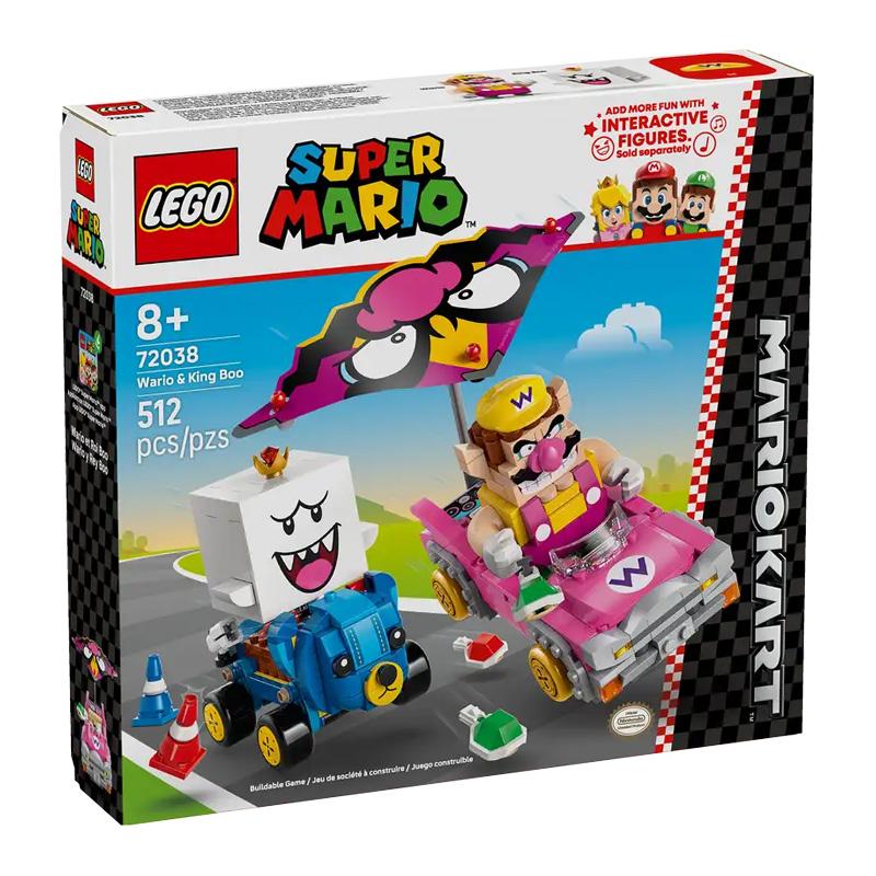 Lego Super Mario Bros 72038 Mario Kart Wario Y King Boo