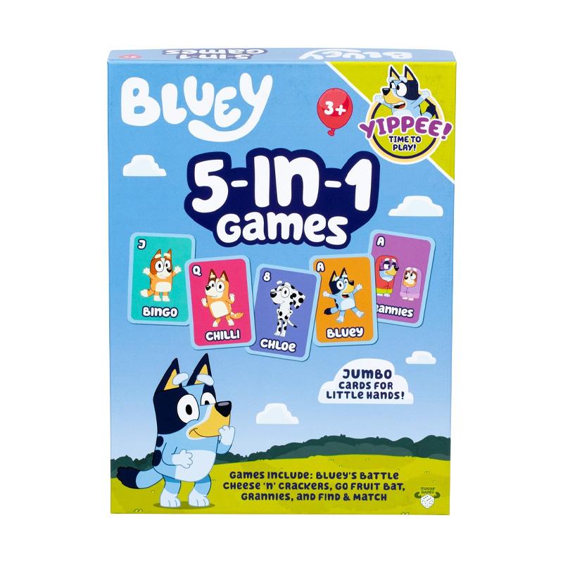 Moose Bluey 91062 Set De Juego Cartas 5 En 1