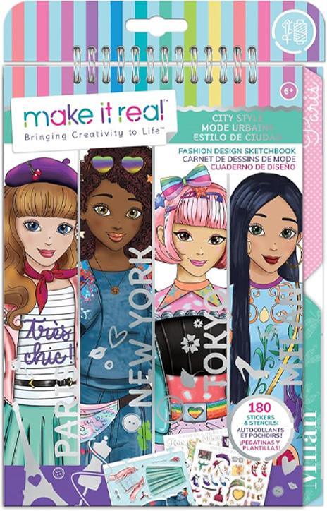 Make It Real 3C4G 3207 Cuaderno De Diseno De Moda Estilo Ciudad