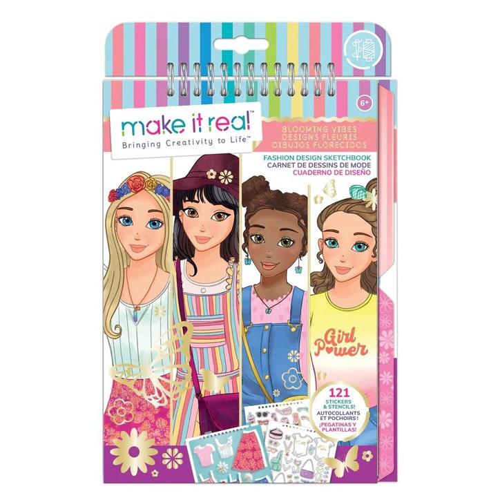 Make It Real 3C4G 3209 Cuaderno De Bocetos Vibra En Flor