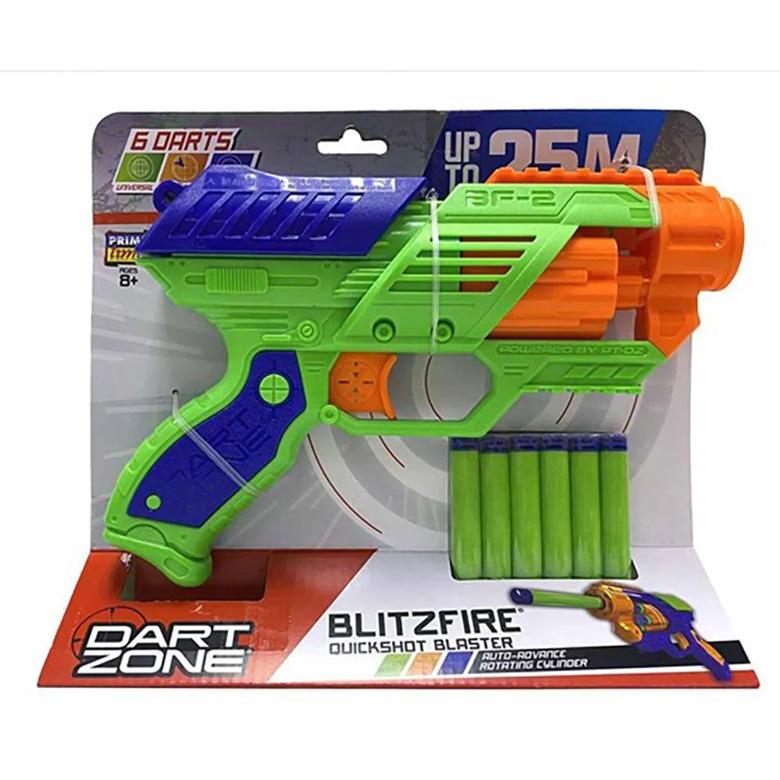 Prime Time Toys Dart Zone 6359-Eu Lanzador Blitzfire Quickshot Individual