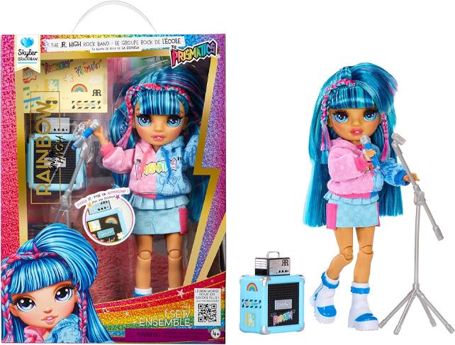 Mga Entertainment Rainbow High 565215-Euc Muneca Rockband Skyler