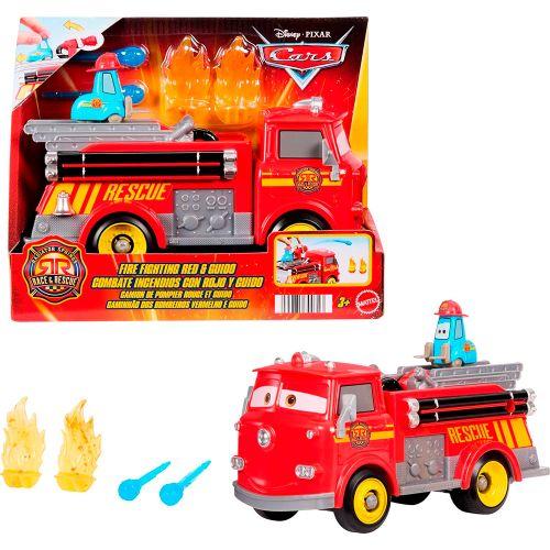 Mattel Disney Pixar Jfl54 Cars Camion De Bomberos Radiator Springs Race