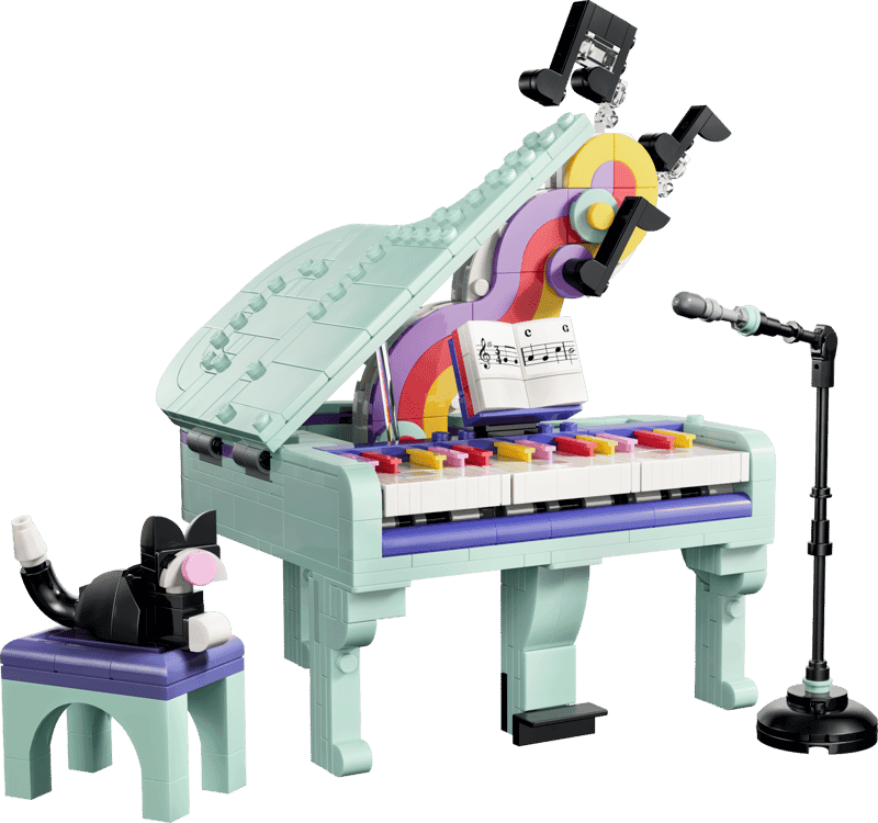 Lego Creator 31392 Piano Musical Decorativo Con Gato