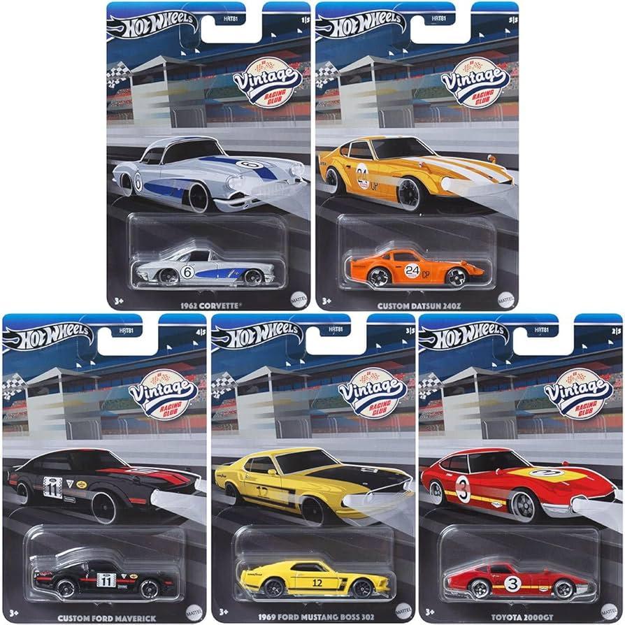 Mattel Hot Wheels Hrt81 Vehiculo Colecciónable Vintage Racing Surtido