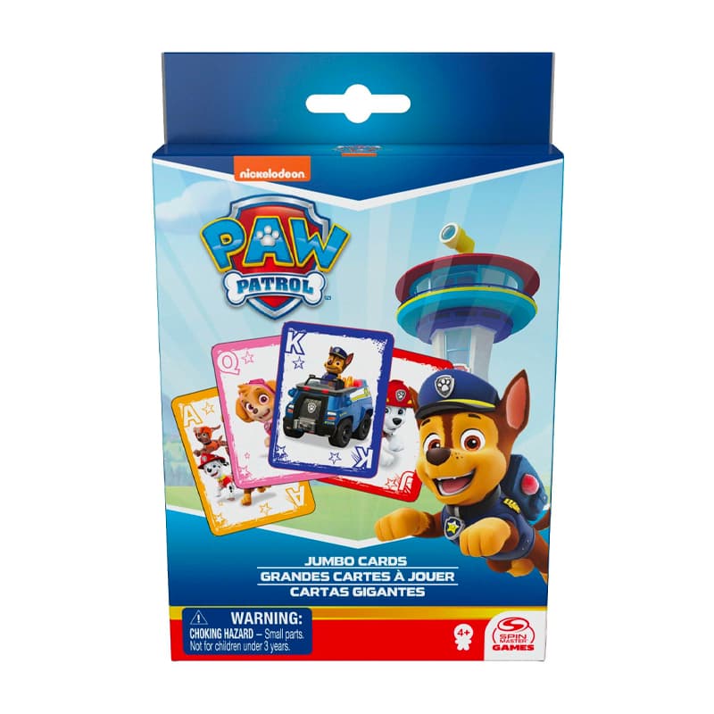 Spin Master Paw Patrol 6066830 Juego De Cartas Jumbo