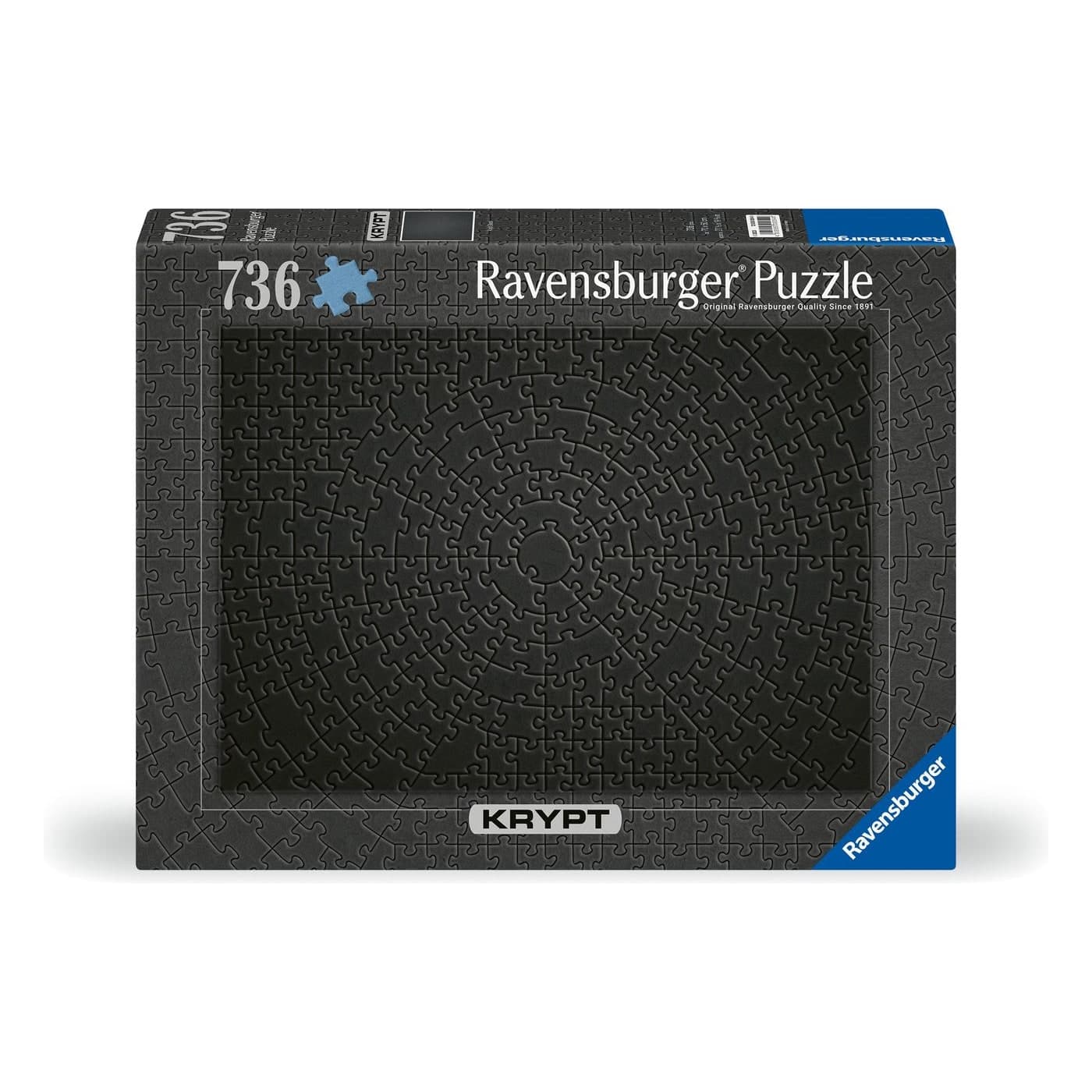 Ravensburger Rompecabezas 12000054 Krypt Negro 736 Piezas