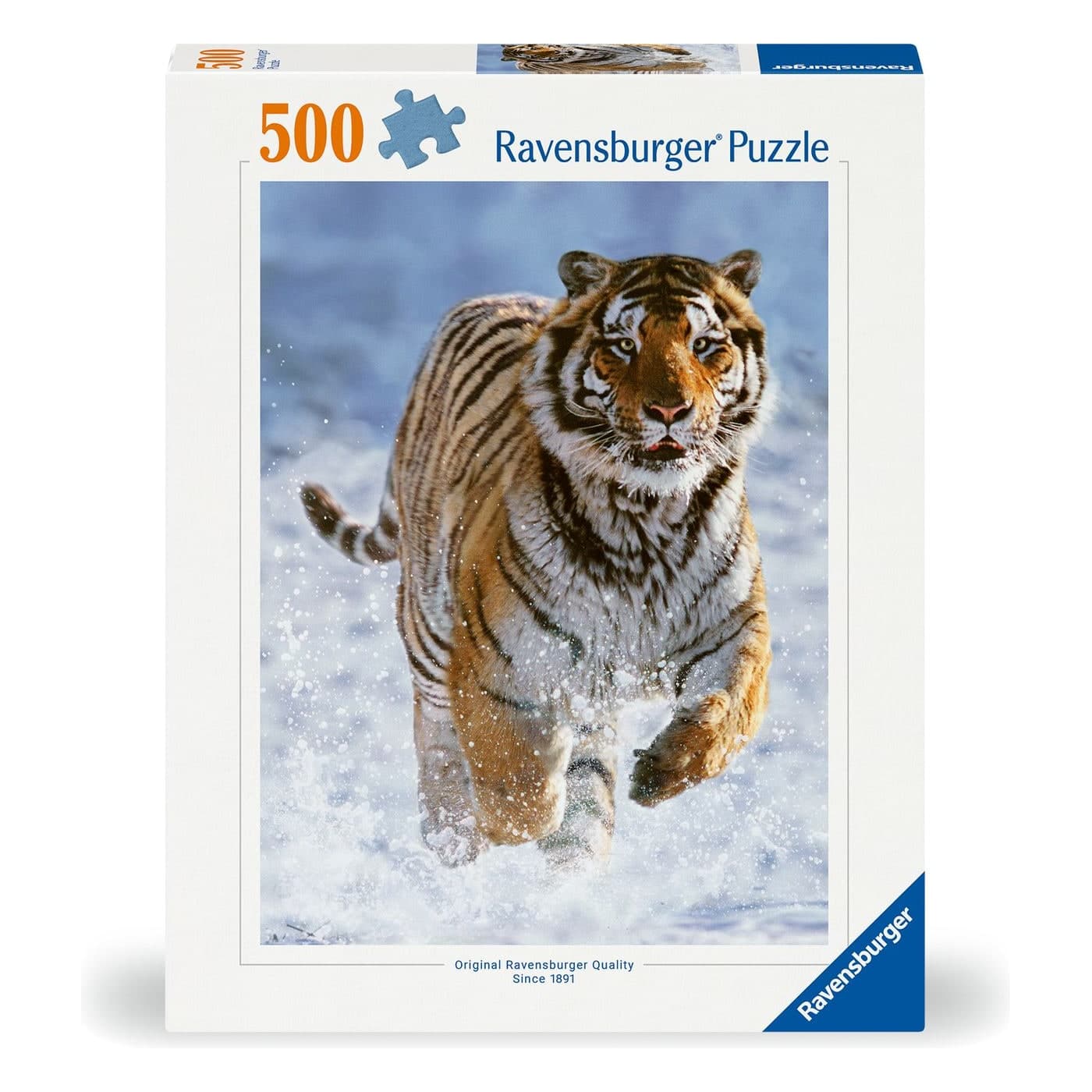 Ravensburger Rompecabezas 12000148 Tigre En Invierno 500 Piezas