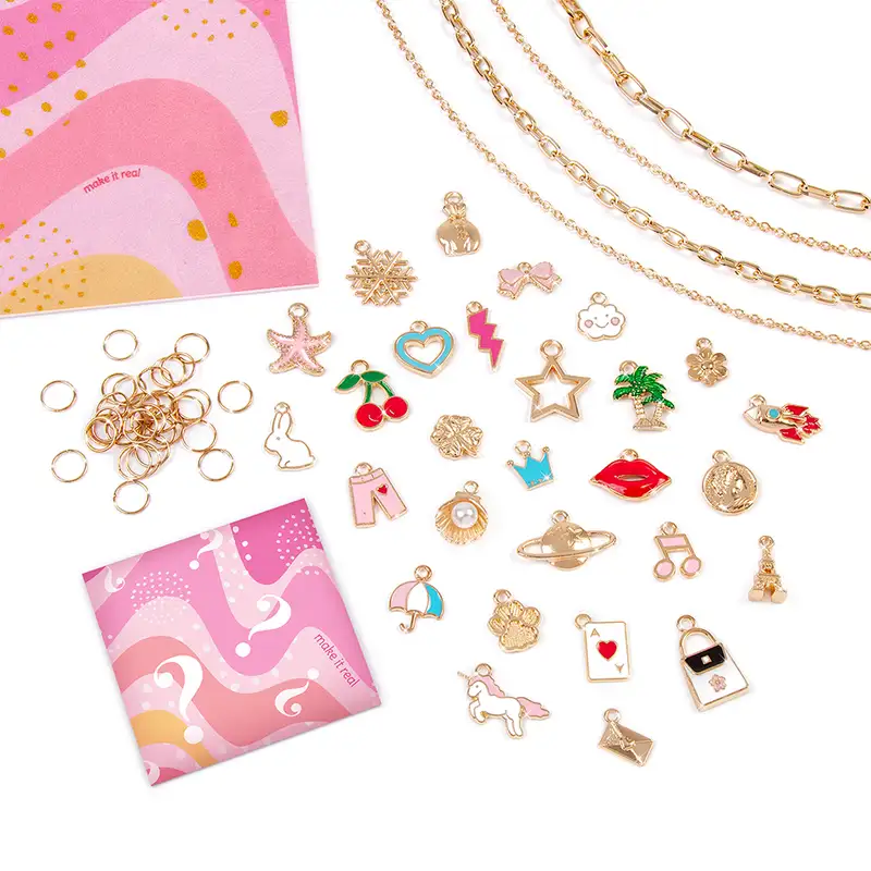 Make It Real Diy 1719 Kit Diy De Collar Con Muchos Dijes