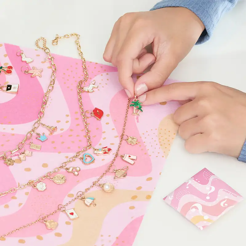 Make It Real Diy 1719 Kit Diy De Collar Con Muchos Dijes