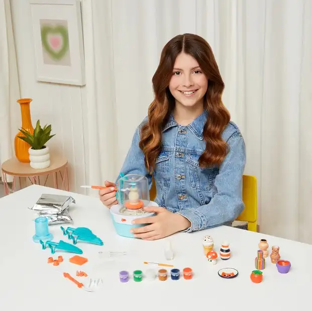 Make It Real Diy 1830 Set Deluxe De Mini Estudio De Ceramica
