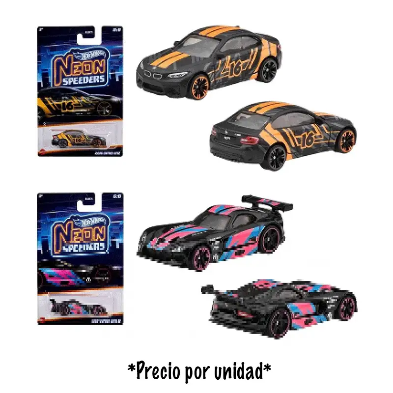 Mattel Hot Wheels Hlh72 Vehiculo Neon Speeders Surtido