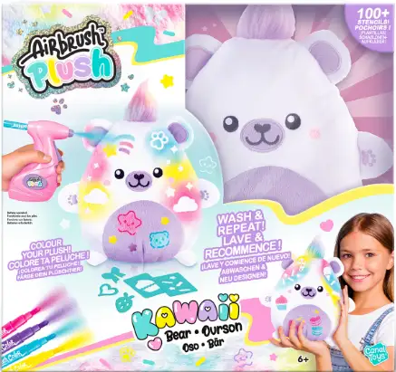 Canal Toys Airbrush Plush Air 067 Peluche Para Decorar  Oso Kawaii