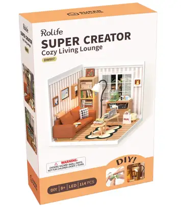 Rolife Diy Dw007 Sala De Estar Acogedora