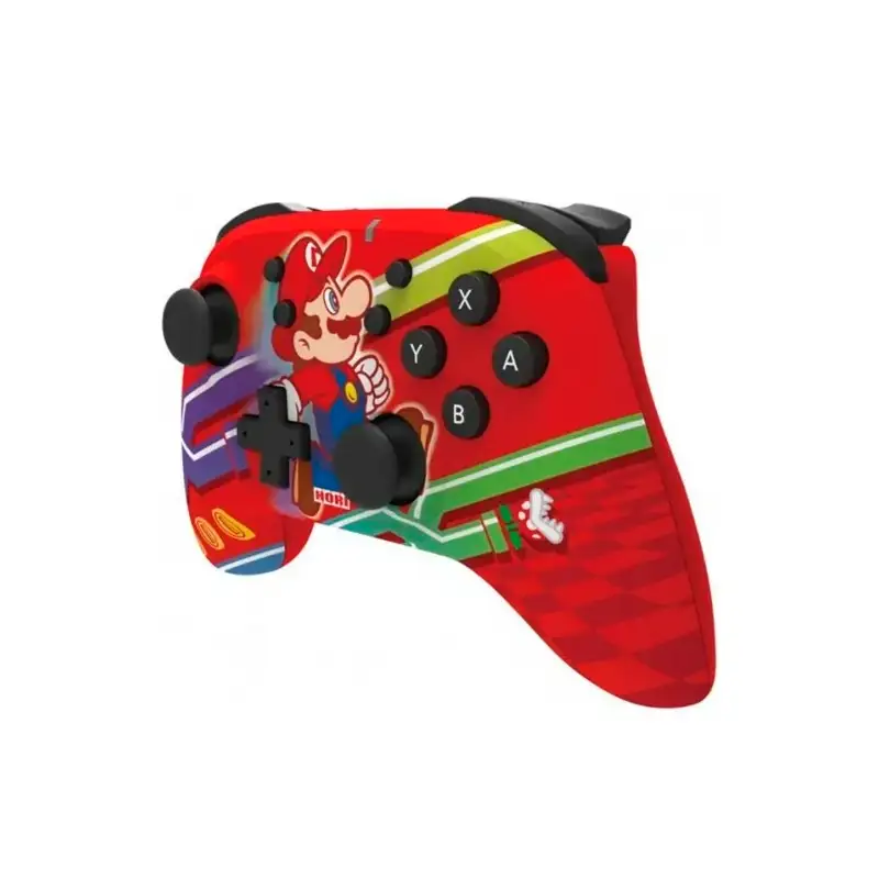 Control Inalambrico Horipad Edicion Super Mario Nintendo Switch Recargable Usb C Rojo (Red)