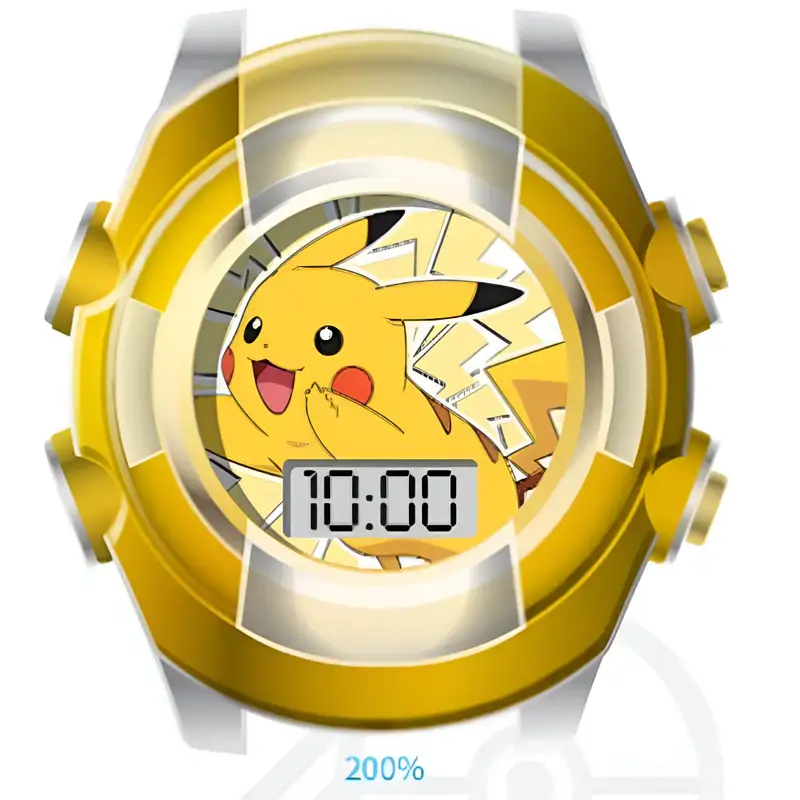 Boing Toys Pokemon Pok4209 Reloj Pantalla Parpadeante Pikachu