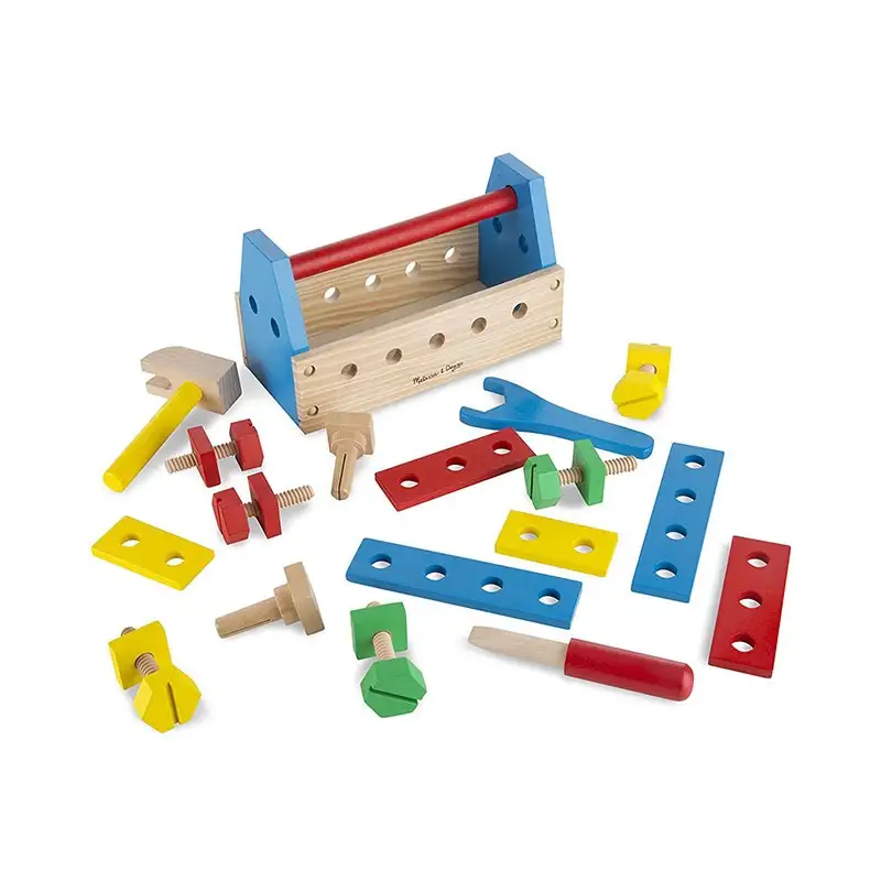 Melissa & Doug Pretender Y Jugar 494 Kit De Herramientas De Madera