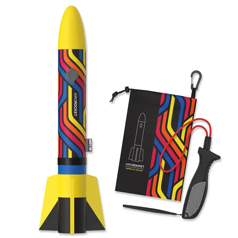 SUPER FLIERS BOY WITH YELLOW ROCKET