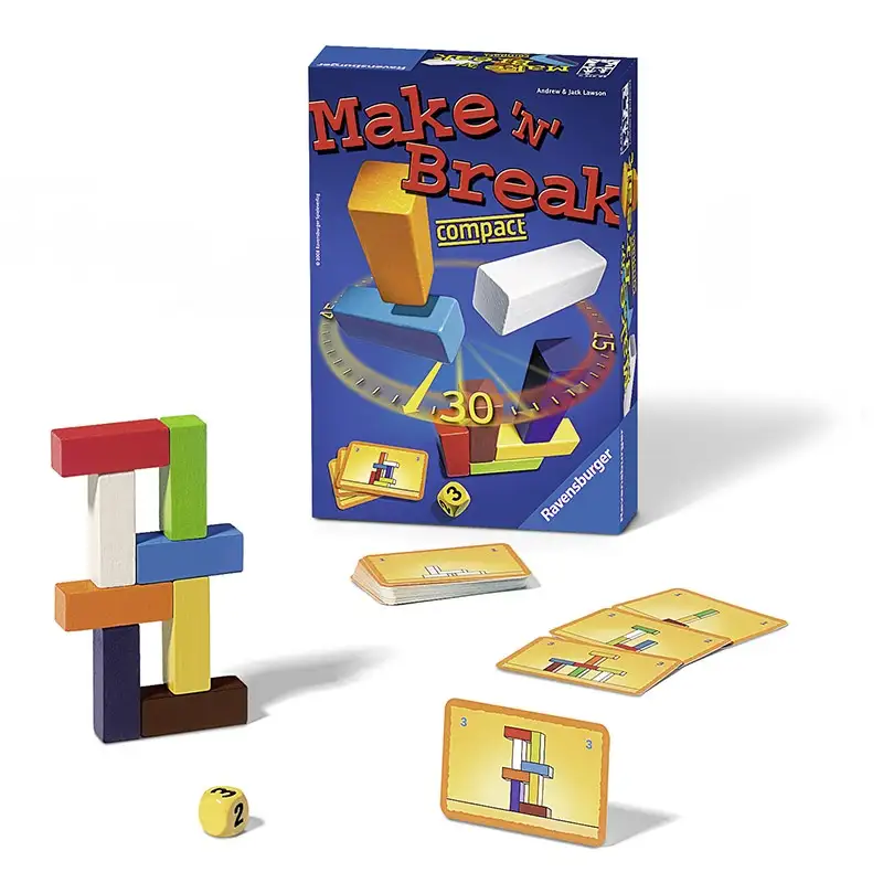 RAVENSBURGER Games 26475 9 Juego de Mesa Compact Make 'N' Break