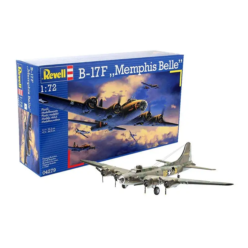 Revell Modelo 04297 Bombardero B-17F Memphis Belle Escala 1:48 Level 5