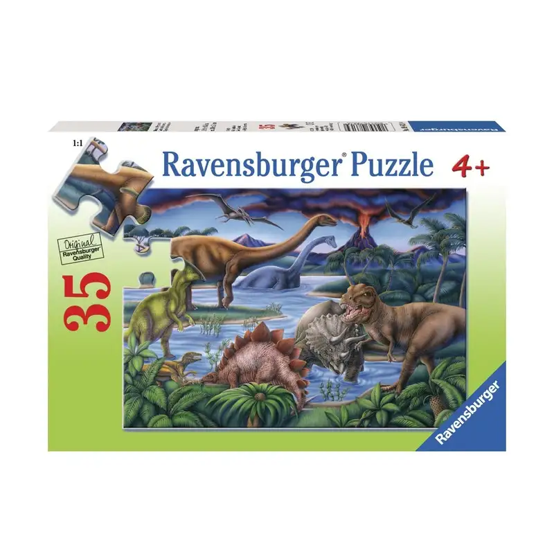 Ravensburger Rompecabeza Para Niño 2D 086139 Parque Jurasico