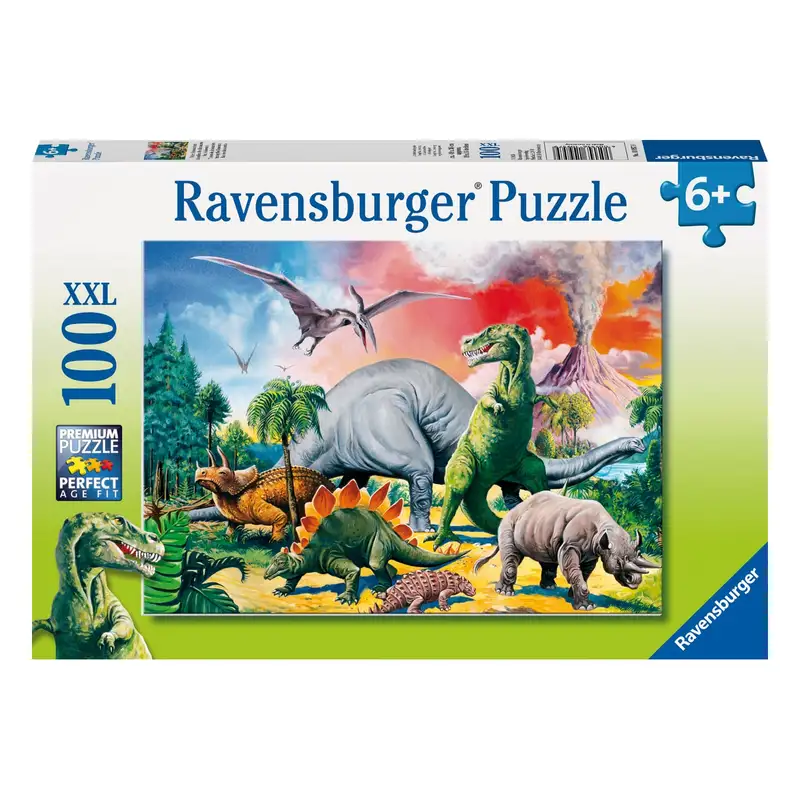 Ravensburger Rompecabezas 10957 9 Dinosaurios Entre Dinosaurios 100 Piezas