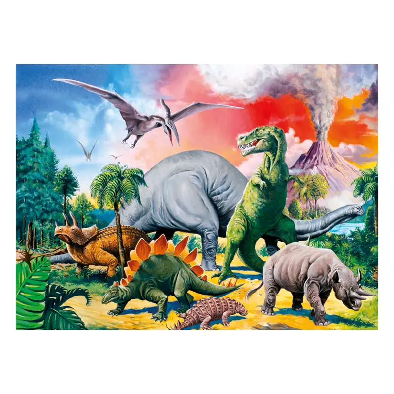Ravensburger Rompecabezas 10957 9 Dinosaurios Entre Dinosaurios 100 Piezas