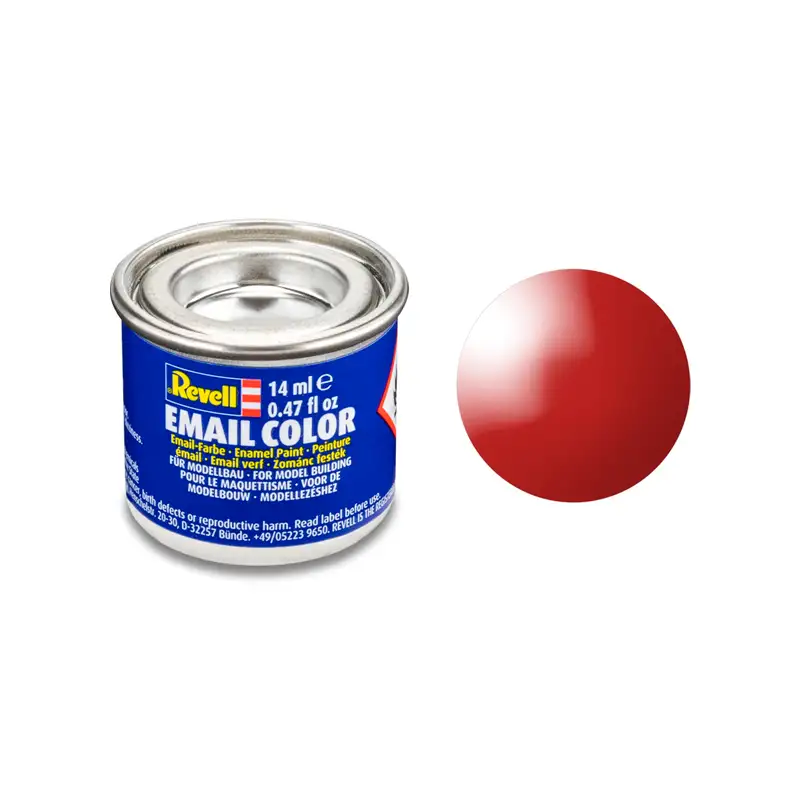 REVELL ENAMEL PAINT FIERY RED GLOSS NO 31 32131