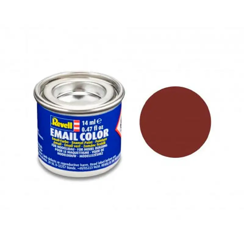 REVELL ENAMEL PAINT REDDISH BROWN MATT NO 37 32137