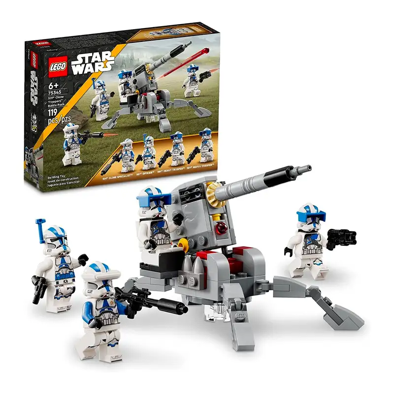 Lego Star Wars 75345 Set De Batalla 501St Clone Troopers