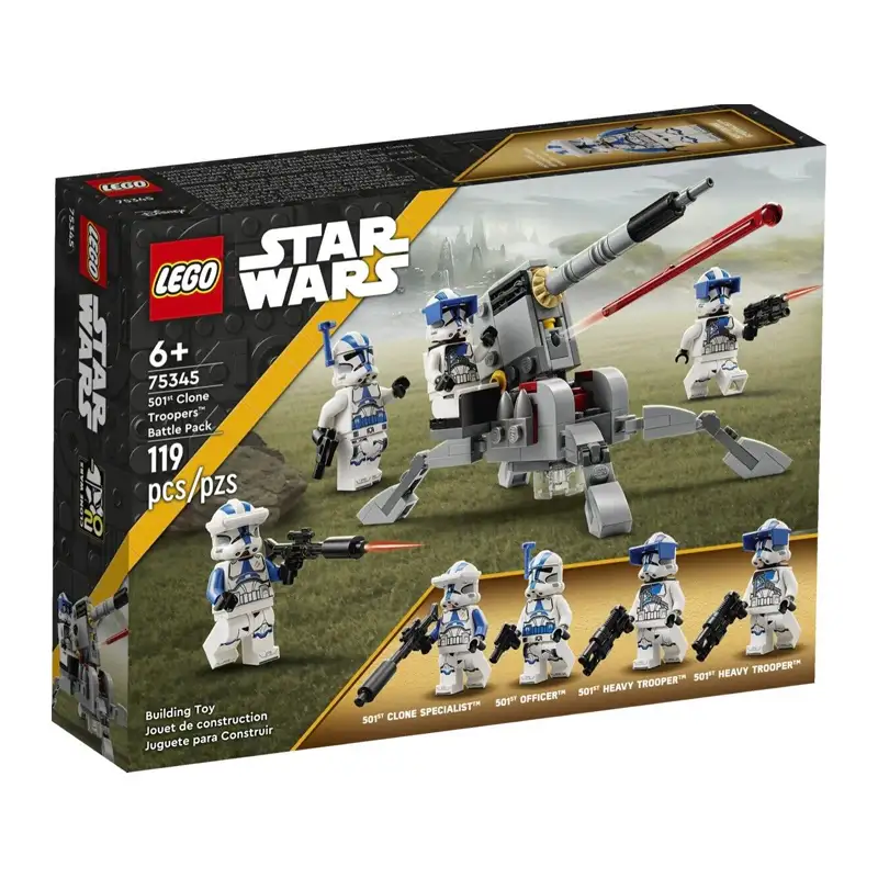 Lego Star Wars 75345 Set De Batalla 501St Clone Troopers