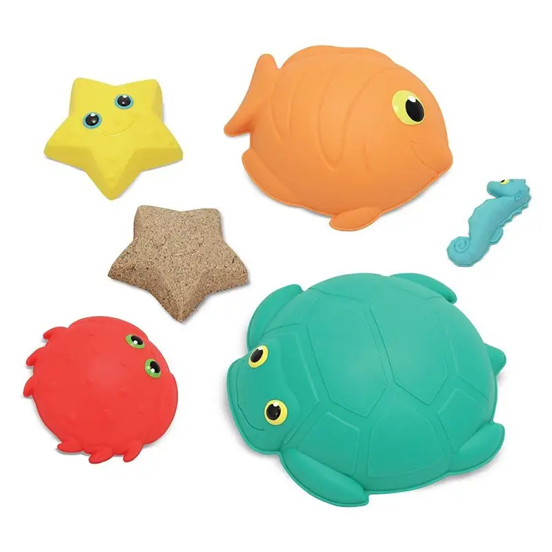 MELISSA & DOUG Juego Al Aire Libre 16423 Juego de Molduras de Arena