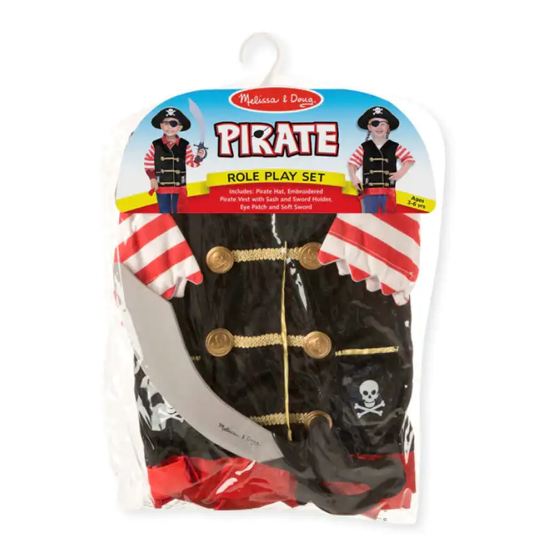 MELISSA & DOUS PIRATE ROLE PLAY COSTUM SET - ROLE PLAY SET (4848)