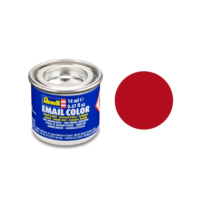 REVELL ENAMEL PAINT CARMINE RED MATT NO 36 32136