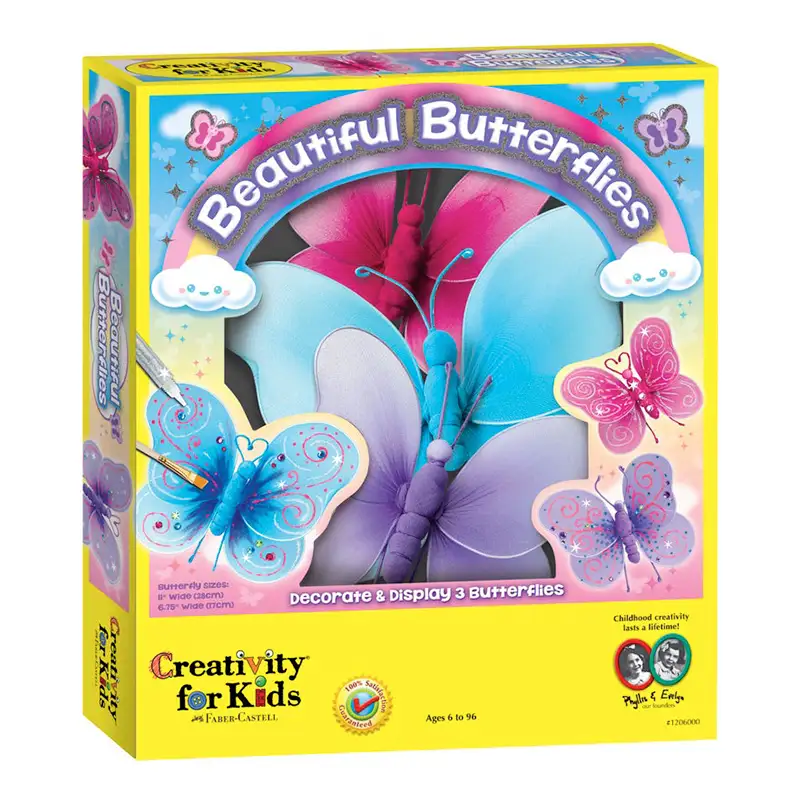 Creativity For Kids 1206000 Kit De Artesania De Hermosas Mariposas
