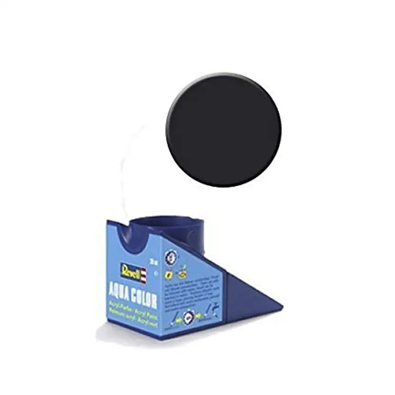 REVELL Pintura Aqua Color 08 Negro Mate 18 mL