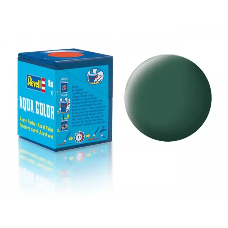 Revell Pintura Aqua Color 39 Verde Oscuro Mate 18 Ml