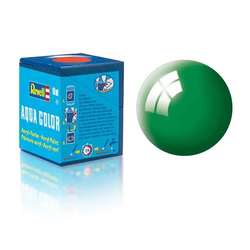 Revell Pintura Aqua Color 61 Verde Esmeralda Brillante 18 Ml