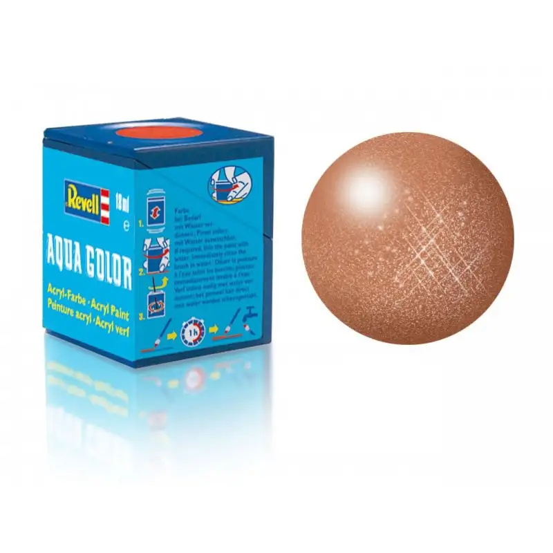 REVELL Pintura Aqua Color 93 Color Cobre Metalico 18 mL