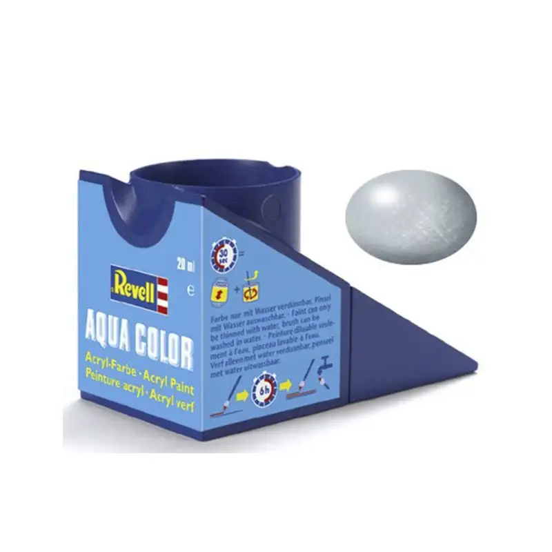 Revell Pintura Aqua Color 99 Color Aluminio Metalico 18 Ml