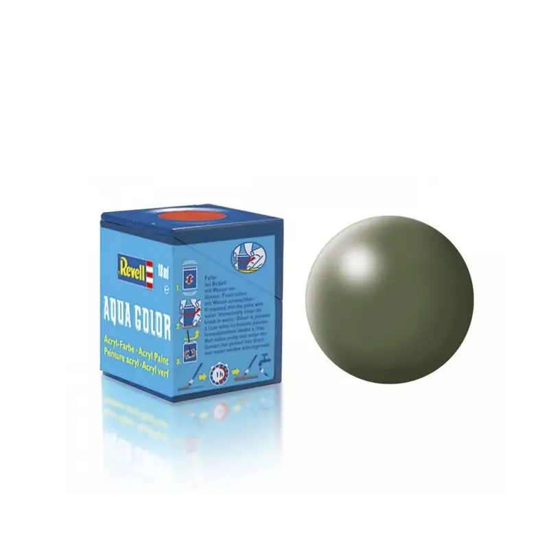 Revell Pintura Aqua Color 361 Verde Oliva Mate Seda 18 Ml
