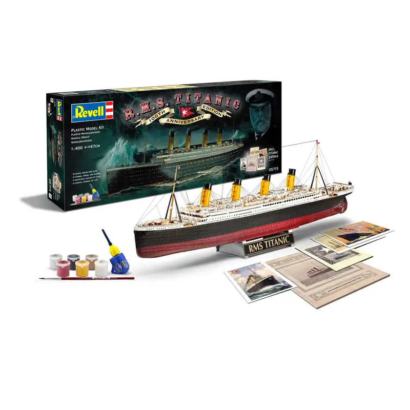 Revell Modelo Kit 05715 R.M.S. Titanic 100 Años Escala 1: 400 Level 5