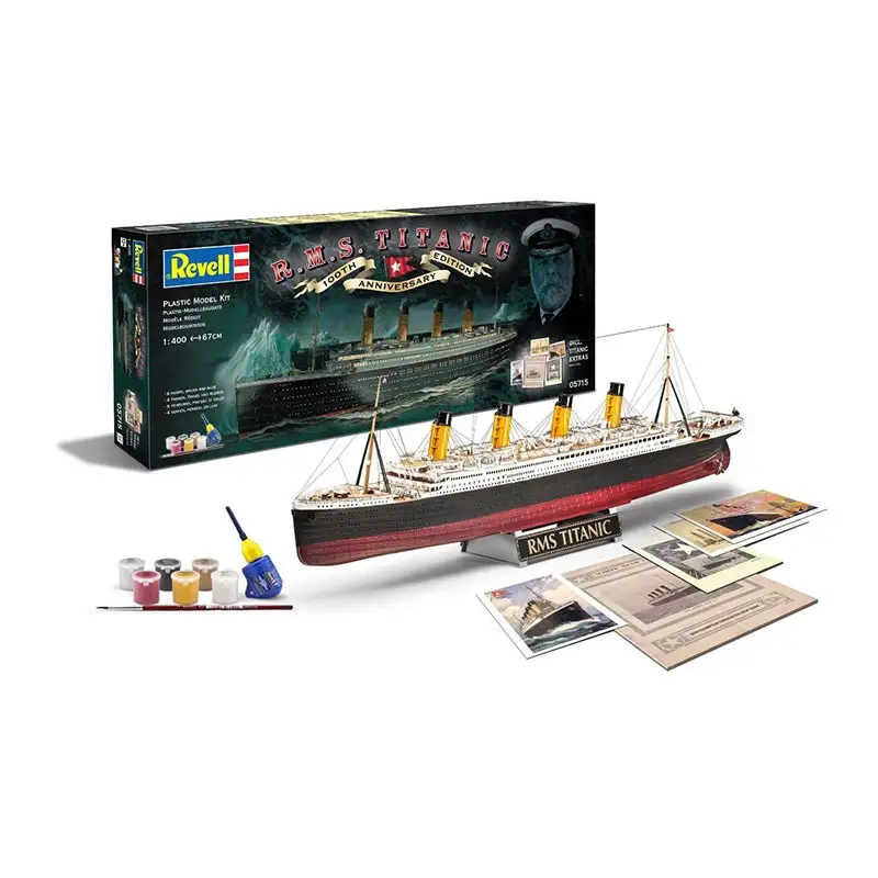 Revell Modelo Kit 05715 R.M.S. Titanic 100 Años Escala 1: 400 Level 5