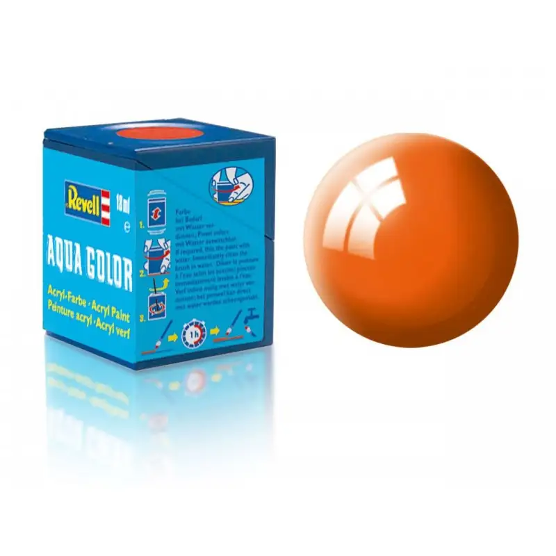 Revell Pintura Aqua Color 30 Naranja Brillante 18 Ml