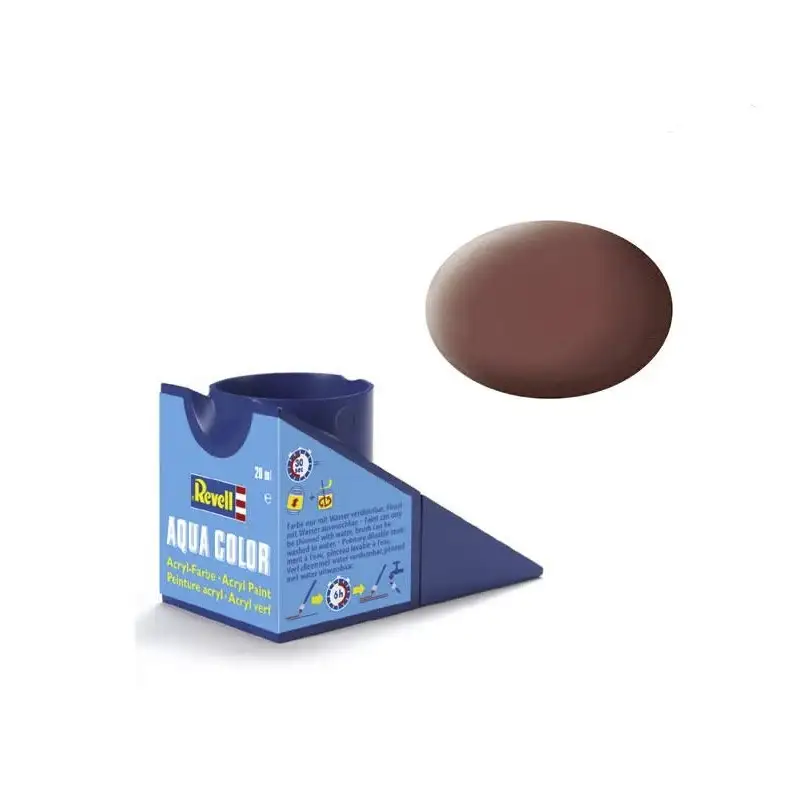 Revell Pintura Aqua Color 37 Cafe Rojizo Mate 18 Ml