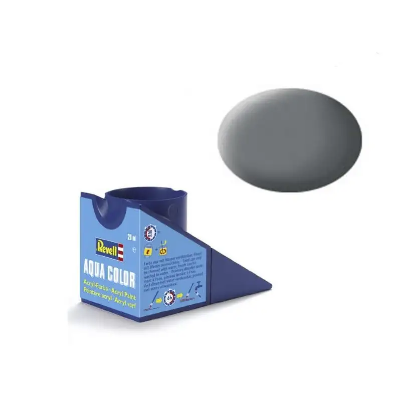Revell Pintura Aqua Color 47 Gris Raton Mate 18 Ml