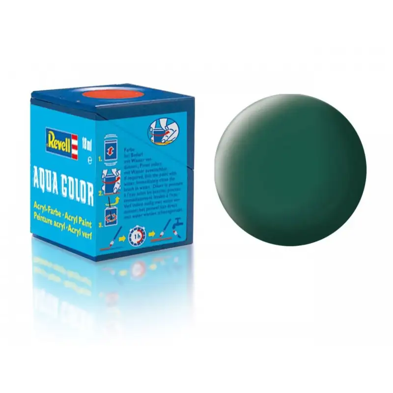 Revell Pintura Aqua Color 48 Verde Mar Mate 18 Ml