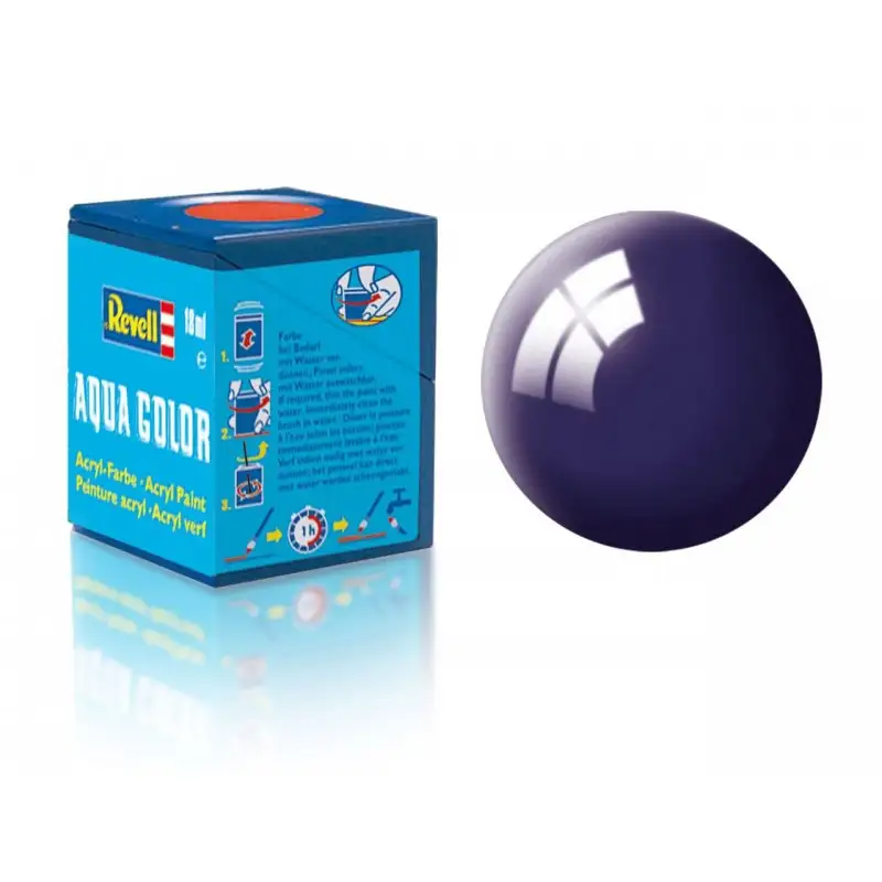 Revell Pintura Aqua Color 54 Azul Noche Brillante 18 Ml