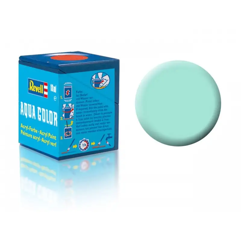 REVELL Pintura Aqua Color 55 Verde Claro Mate 18 mL